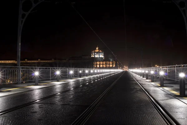 Porto w nocy — Zdjęcie stockowe