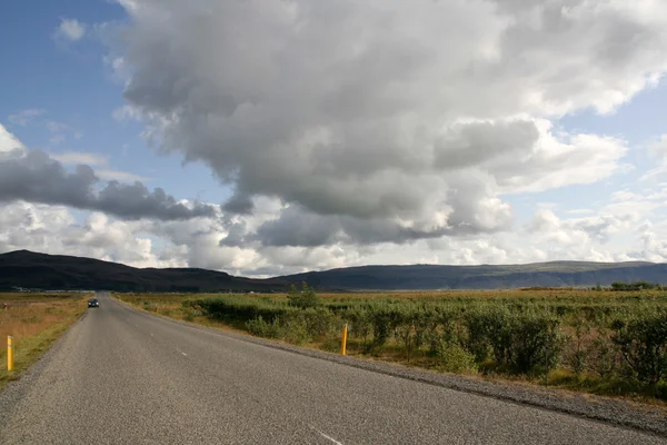 Дорога Исландии — стоковое фото