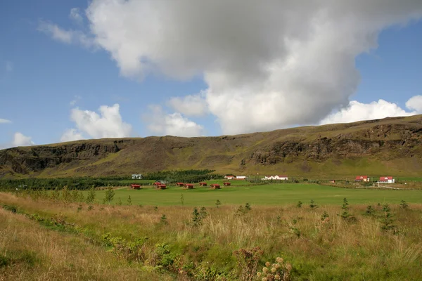 Chaty na Islandu — Stock fotografie