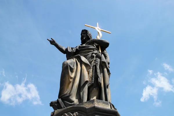 Skulptur des Hl. Johannes des Täufers — Stockfoto