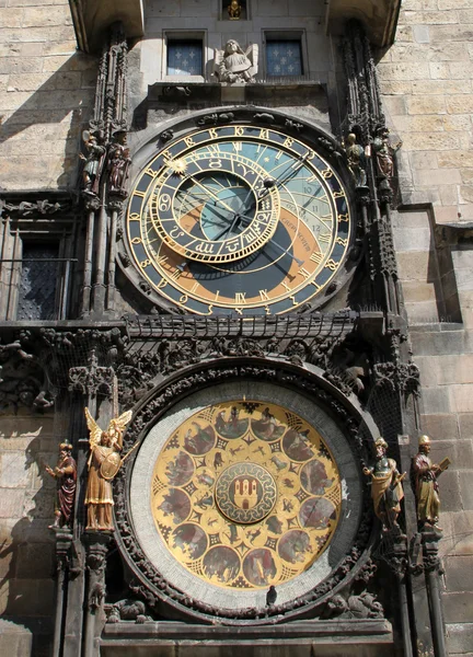 Астрономічний годинник, Прага — стокове фото