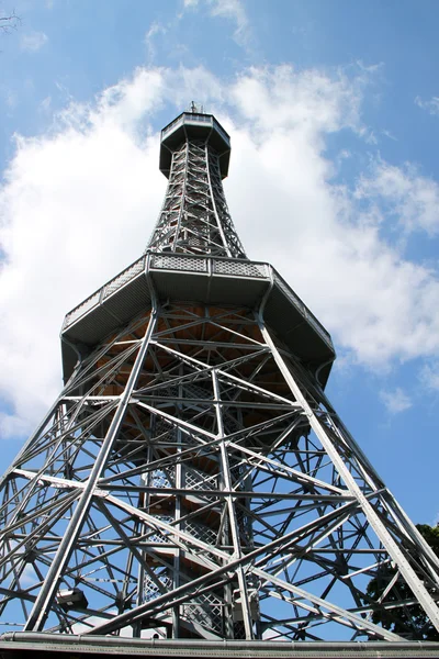 プラハ、ペトシーン タワー ストック写真