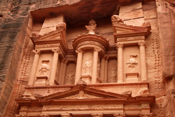 stock image Treasury in ancient city of Petra in Jordan