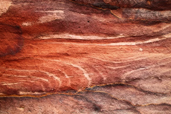 砂岩峡谷形成佩特拉 — 图库照片