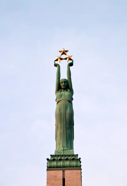 Riga-Denkmal für die Freiheit lizenzfreie Stockfotos