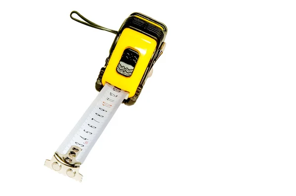 黄色胶带测量工具 — 图库照片