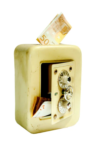 Old money bank — Stock Photo, Image