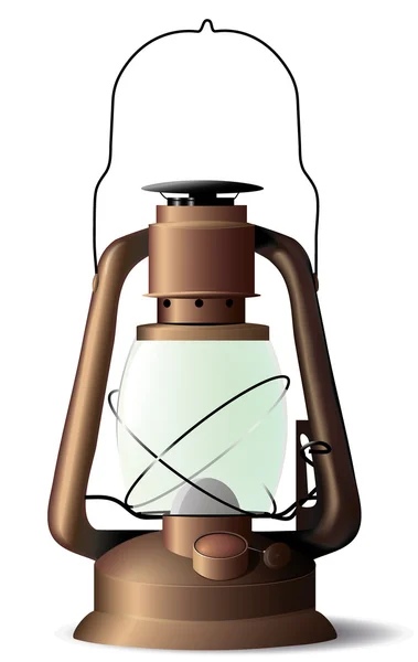 Antigua lámpara — Vector de stock
