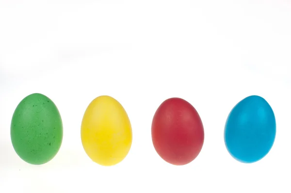 Quatro ovos de Páscoa — Fotografia de Stock