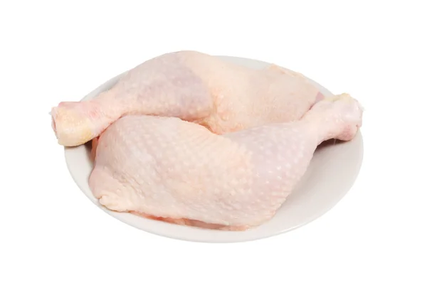Dwa gammons surowego kurczaka — Zdjęcie stockowe