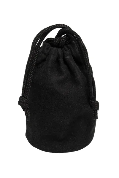 Černá zpevněná taška — Stock fotografie
