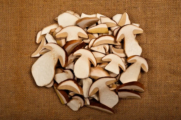 stock image Sliced mushrooms