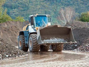 Bulldozer clipart