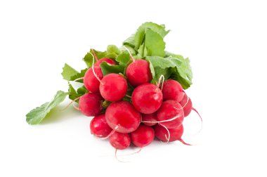 Red radishes clipart