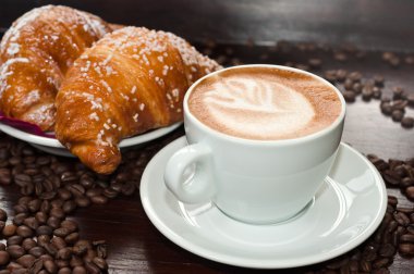 kahvaltımızda e cappuccino