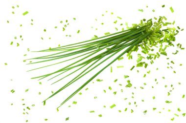 Bunch chives clipart
