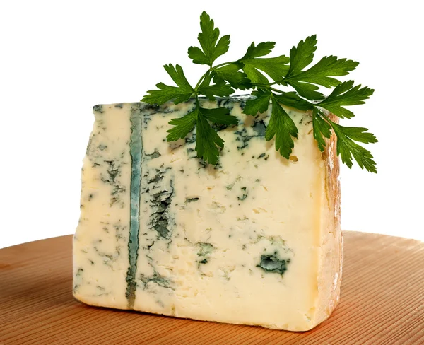 Cheese and parsley — Stock Photo, Image