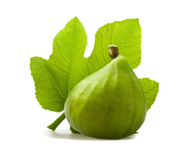 Fig with leaf — Stock Photo, Image