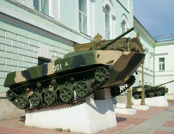 BMD near the Museum of airborne troops history — Stock Photo, Image