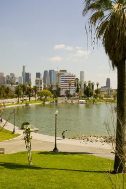 MacArthur Parkı ve şehir, los angeles, ca