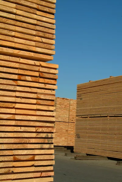 Pilas de madera —  Fotos de Stock