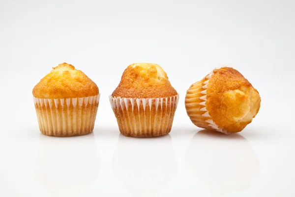 Tre cupcake — Foto Stock