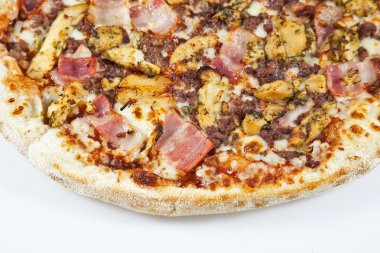 Lezzetli İtalyan pizza yapılan?? ahşap bir fırında