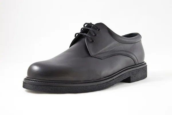 Erkek siyah ayakkabı — Stok fotoğraf