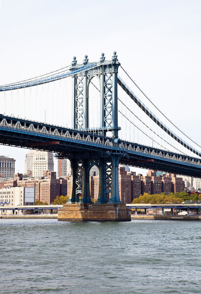 Steel bridge in the city of New York