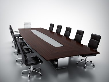 Conference table clipart