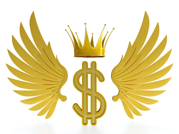 Dollar king — Stock Photo, Image