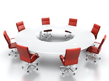 Conference table. clipart