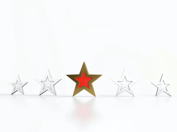 stock image Five stars