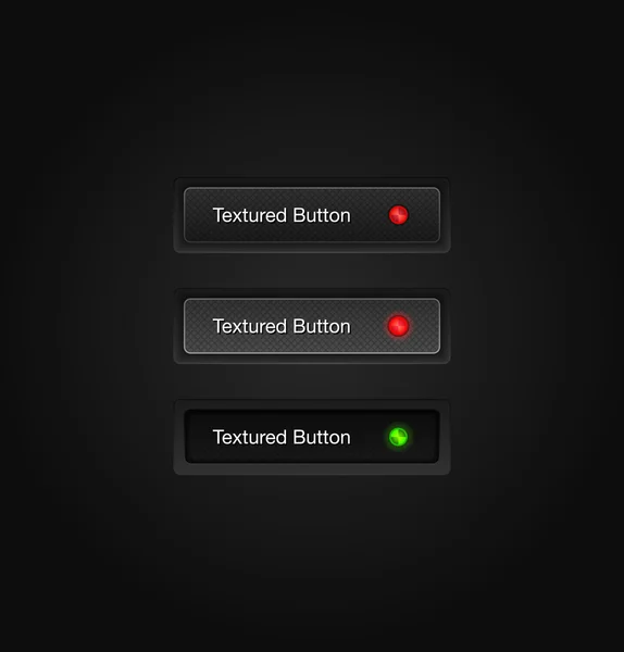 Textured vector web buttons — Stock Vector