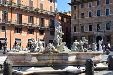 La fontana del moro, Roma