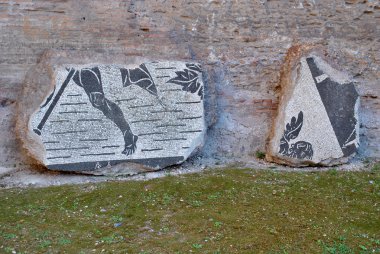 Mosaic of the Baths of Caracalla clipart