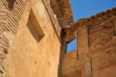 Facades destroyed Belchite clipart