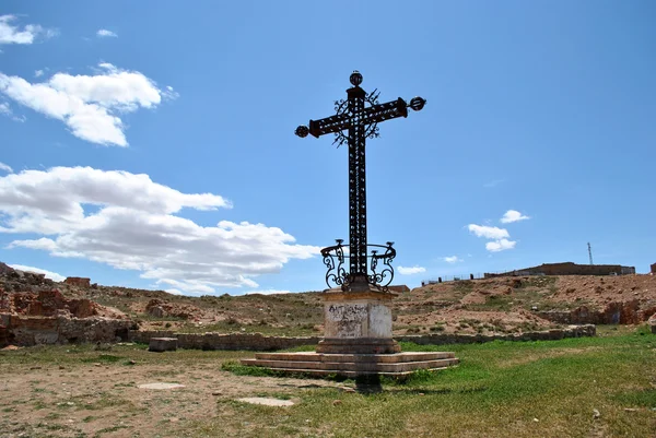 Cross of the fallen in Belchite — Stock Photo, Image