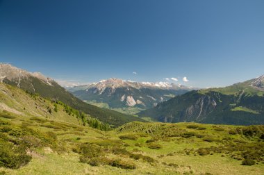 Majestic alpine peyzaj