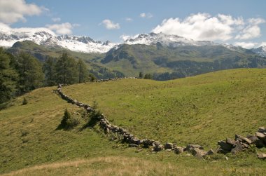 Majestic alpine peyzaj