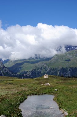 Majestic alpine peyzaj