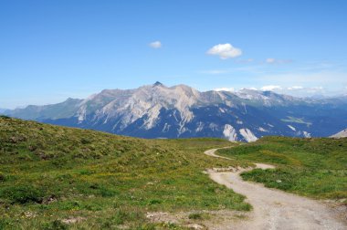 Majestic alpine peyzaj