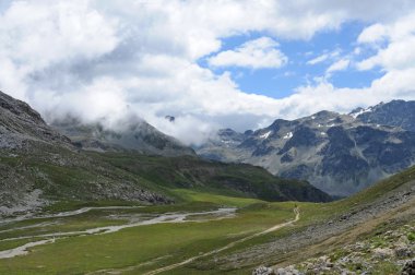 Majestic alpine peyzaj