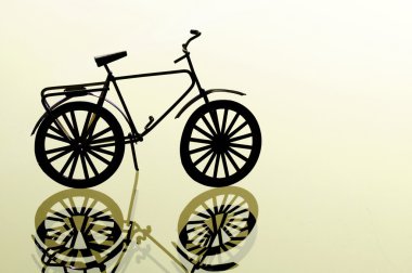 çok güzel arka plan görüntüsü ile bisiklet. kullanışlı tasarım öğesi.