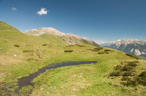 Alpenlandschap — Stockfoto