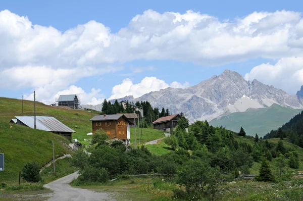 Swiss alpine landschap — Stockfoto
