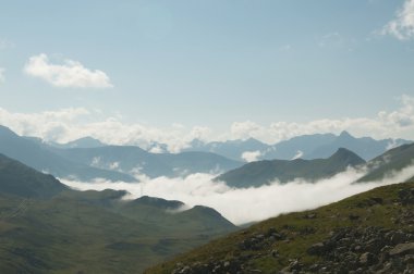 Majestic alpine peyzaj