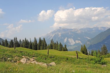 Majestic alpine peyzaj