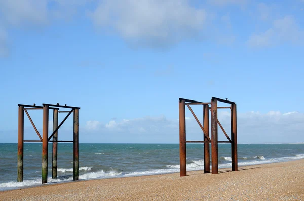 Brighton beach, Anglie — Stock fotografie
