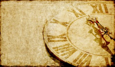 Lovely background image with an antique clock face clipart